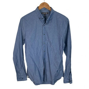 BF347 Men’s Michael Kors Designer Slim Fit Button Down Shirt S